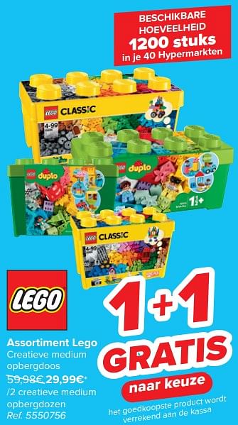 Promoties Assortiment lego - Lego - Geldig van 24/01/2024 tot 05/02/2024 bij Carrefour
