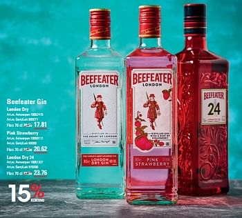 Promoties Beefeater gin - Beefeater - Geldig van 25/01/2024 tot 19/02/2024 bij Sligro