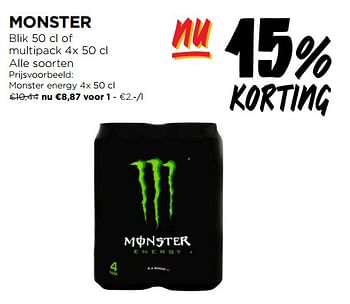 Promoties Monster energy - Monster - Geldig van 24/01/2024 tot 30/01/2024 bij Jumbo