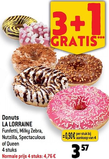 Promoties Donuts la lorraine - La Lorraine - Geldig van 24/01/2024 tot 30/01/2024 bij Match