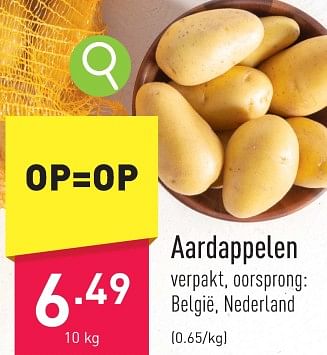 Promoties Aardappelen - Huismerk - Aldi - Geldig van 29/01/2024 tot 03/02/2024 bij Aldi
