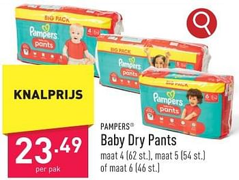 Promotions Baby dry pants - Pampers - Valide de 29/01/2024 à 03/02/2024 chez Aldi