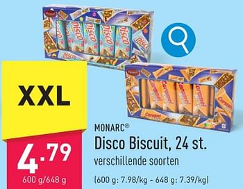 Promoties Disco biscuit - Monarc - Geldig van 29/01/2024 tot 03/02/2024 bij Aldi