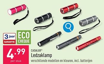 Promoties Ledzaklamp - Casalux - Geldig van 29/01/2024 tot 03/02/2024 bij Aldi
