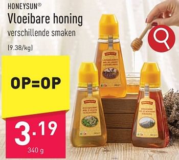 Promoties Vloeibare honing - Honeysun - Geldig van 29/01/2024 tot 03/02/2024 bij Aldi