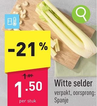Promoties Witte selder - Huismerk - Aldi - Geldig van 29/01/2024 tot 03/02/2024 bij Aldi