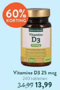 Vitamine d3 25 mcg-Huismerk - Holland & Barrett