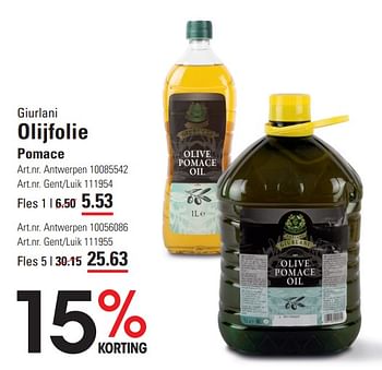 Promoties Giurlani olijfolie - Giurlani - Geldig van 25/01/2024 tot 19/02/2024 bij Sligro