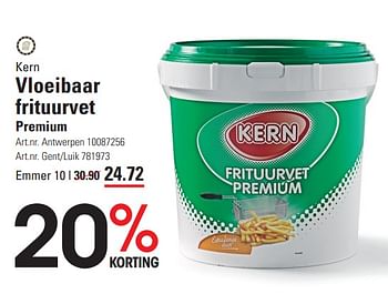Promoties Kern vloeibaar frituurvet premium - Kern - Geldig van 25/01/2024 tot 19/02/2024 bij Sligro