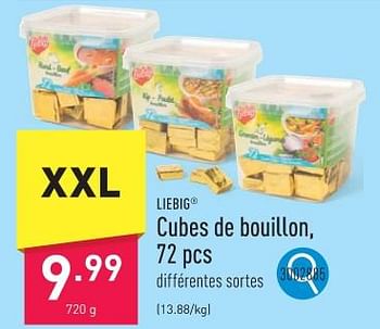 Promotions Cubes de bouillon - Liebig - Valide de 29/01/2024 à 03/02/2024 chez Aldi