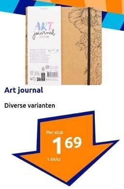 Promoties Art journal - Avec - Geldig van 24/01/2024 tot 30/01/2024 bij Action