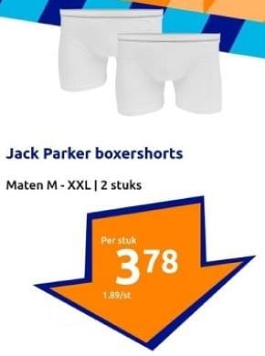 Promoties Jack parker boxershorts - Jack Parker - Geldig van 24/01/2024 tot 30/01/2024 bij Action