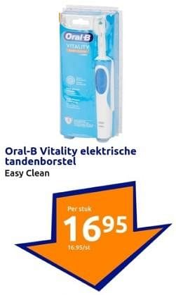 Promoties Oral-b vitality elektrische tandenborstel - Oral-B - Geldig van 24/01/2024 tot 30/01/2024 bij Action