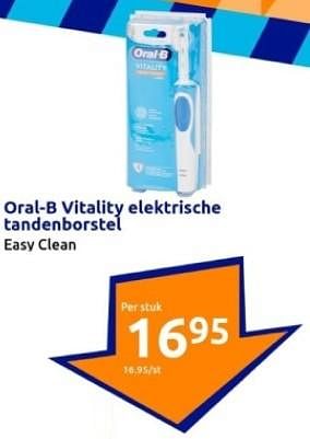 Promoties Oral-b vitality elektrische tandenborstel - Oral-B - Geldig van 24/01/2024 tot 30/01/2024 bij Action