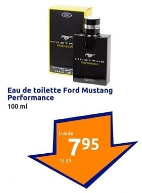 Promotions Eau de toilette ford mustang performance - Ford Mustang - Valide de 24/01/2024 à 30/01/2024 chez Action