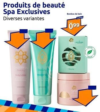 Promotions Produits de beauté spa exclusives bombes de bain - Spa Exclusives - Valide de 24/01/2024 à 30/01/2024 chez Action