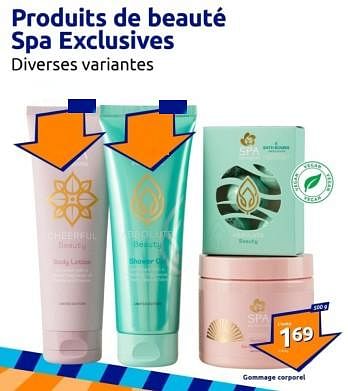 Promotions Produits de beauté spa exclusives gommage corporel - Spa Exclusives - Valide de 24/01/2024 à 30/01/2024 chez Action