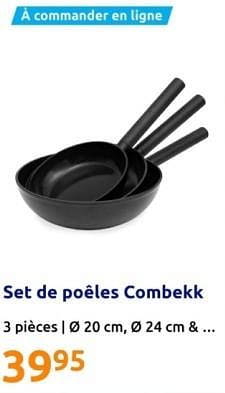 Promotions Set de poeles combekk - Combekk - Valide de 24/01/2024 à 30/01/2024 chez Action