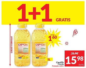 Promoties Cap d’or frituurolie - Cap d'Or - Geldig van 30/01/2024 tot 04/02/2024 bij Intermarche