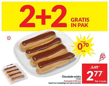 Promoties Chocolade-eclairs - Huismerk - Intermarche - Geldig van 30/01/2024 tot 04/02/2024 bij Intermarche