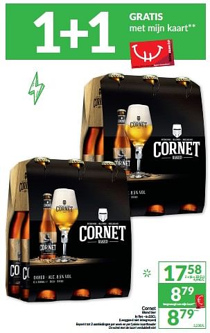 Promoties Cornet blond bier - Cornet  - Geldig van 30/01/2024 tot 04/02/2024 bij Intermarche
