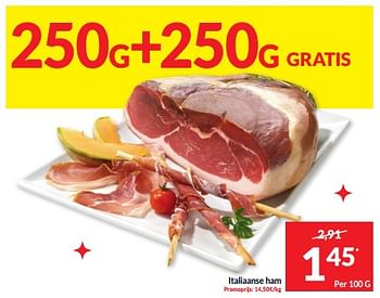 Promoties Italiaanse ham - Huismerk - Intermarche - Geldig van 30/01/2024 tot 04/02/2024 bij Intermarche
