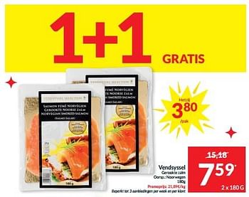 Promoties Vendsyssel gerookte zalm - Vendsyssel - Geldig van 30/01/2024 tot 04/02/2024 bij Intermarche