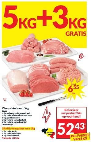 Promoties Vleespakket - Huismerk - Intermarche - Geldig van 30/01/2024 tot 04/02/2024 bij Intermarche