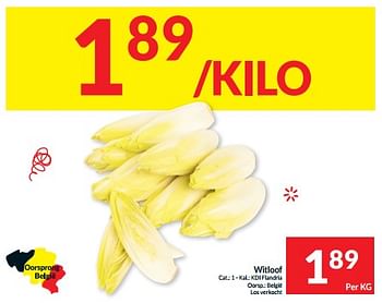 Promoties Witloof - Huismerk - Intermarche - Geldig van 30/01/2024 tot 04/02/2024 bij Intermarche