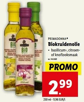 Promoties Biokruidenolie - Primadonna - Geldig van 31/01/2024 tot 06/02/2024 bij Lidl