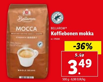 Promoties Koffiebonen mokka - Bellarom - Geldig van 31/01/2024 tot 06/02/2024 bij Lidl