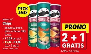 Promoties Chips - Pringles - Geldig van 31/01/2024 tot 06/02/2024 bij Lidl
