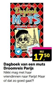 Promoties Dagboek van een muts droomreis parijs - Huismerk - Boekenvoordeel - Geldig van 26/01/2024 tot 04/02/2024 bij BoekenVoordeel