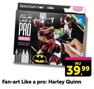Promoties Fan-art like a pro harley quinn - Spectrum Noir - Geldig van 26/01/2024 tot 04/02/2024 bij BoekenVoordeel