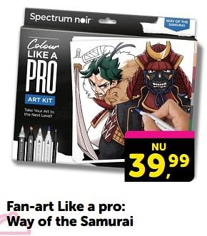 Promoties Fan-art like a pro way of the samurai - Spectrum Noir - Geldig van 26/01/2024 tot 04/02/2024 bij BoekenVoordeel