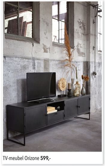 Promoties Tv-meubel orizone - Huismerk - Pronto Wonen - Geldig van 29/01/2024 tot 03/02/2024 bij Pronto Wonen