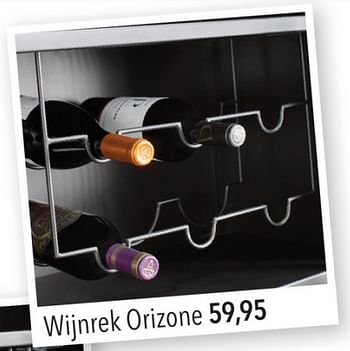 Promoties Wijnrek orizone - Huismerk - Pronto Wonen - Geldig van 29/01/2024 tot 03/02/2024 bij Pronto Wonen