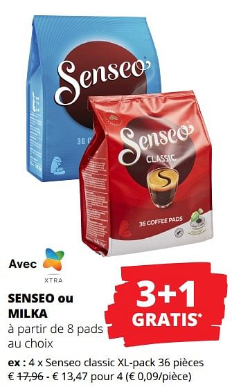 Promotions Senseo classic xl - Douwe Egberts - Valide de 01/02/2024 à 14/02/2024 chez Spar (Colruytgroup)