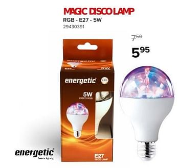 Promoties Magic disco lamp - Huismerk - Euroshop - Geldig van 26/01/2024 tot 18/02/2024 bij Euro Shop
