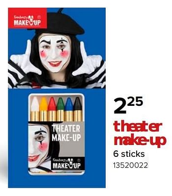 Promoties Theater make-up - Huismerk - Euroshop - Geldig van 26/01/2024 tot 18/02/2024 bij Euro Shop
