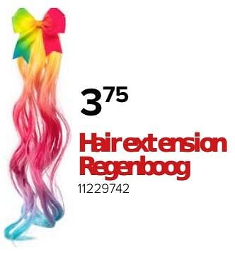 Promoties Hairextension regenboog - Huismerk - Euroshop - Geldig van 26/01/2024 tot 18/02/2024 bij Euro Shop
