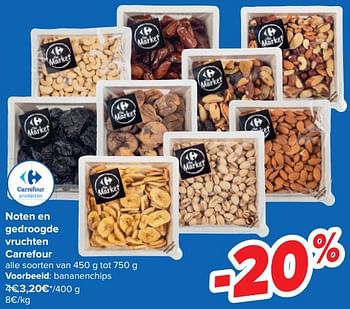 Promoties Bananenchips carrefour - Huismerk - Carrefour  - Geldig van 31/01/2024 tot 14/02/2024 bij Carrefour