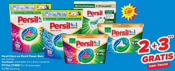 Promoties Wasmiddel 4 in 1 discs universal persil - Persil - Geldig van 31/01/2024 tot 14/02/2024 bij Carrefour