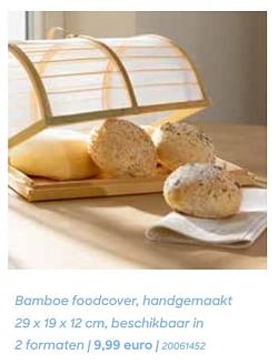 Bamboe foodcover, handgemaakt