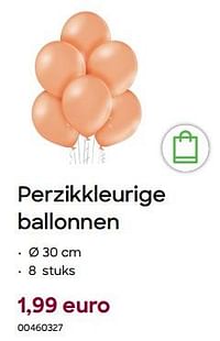 Perzikkleurige ballonnen-Huismerk - Ava