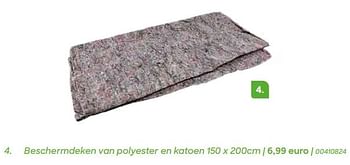 Promotions Beschermdeken van polyester en katoen - Produit Maison - Ava - Valide de 29/01/2024 à 31/07/2024 chez Ava