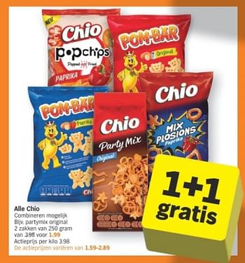 Promoties Chio partymix original - Chio - Geldig van 29/01/2024 tot 04/02/2024 bij Albert Heijn