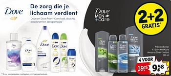 Promoties Dove men+care deospray clean comfort - Dove - Geldig van 29/01/2024 tot 11/02/2024 bij Kruidvat