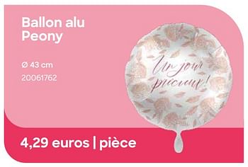 Promoties Ballon alu peony - Huismerk - Ava - Geldig van 29/01/2024 tot 31/07/2024 bij Ava