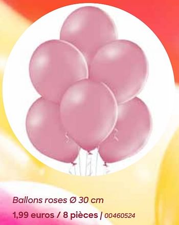 Promoties Ballons roses - Huismerk - Ava - Geldig van 29/01/2024 tot 31/07/2024 bij Ava